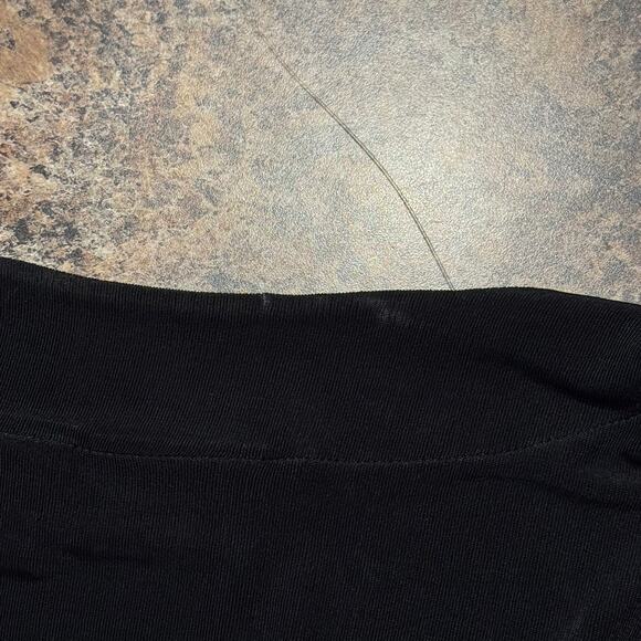 Chicos Travelers Cardigan Slinky 3/4 Sleeve Minimalist Goth Black 2 Large 12 - Picture 5 of 7